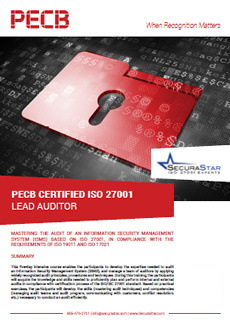PECB Certified ISO 27001 Lead Auditor Training Course-Brochure