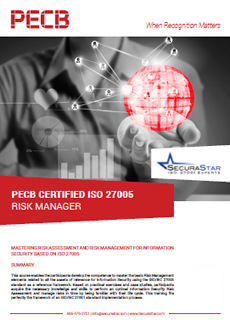 PECB Certified ISO 27005 Lead Risk Manager Training Course-Brochure