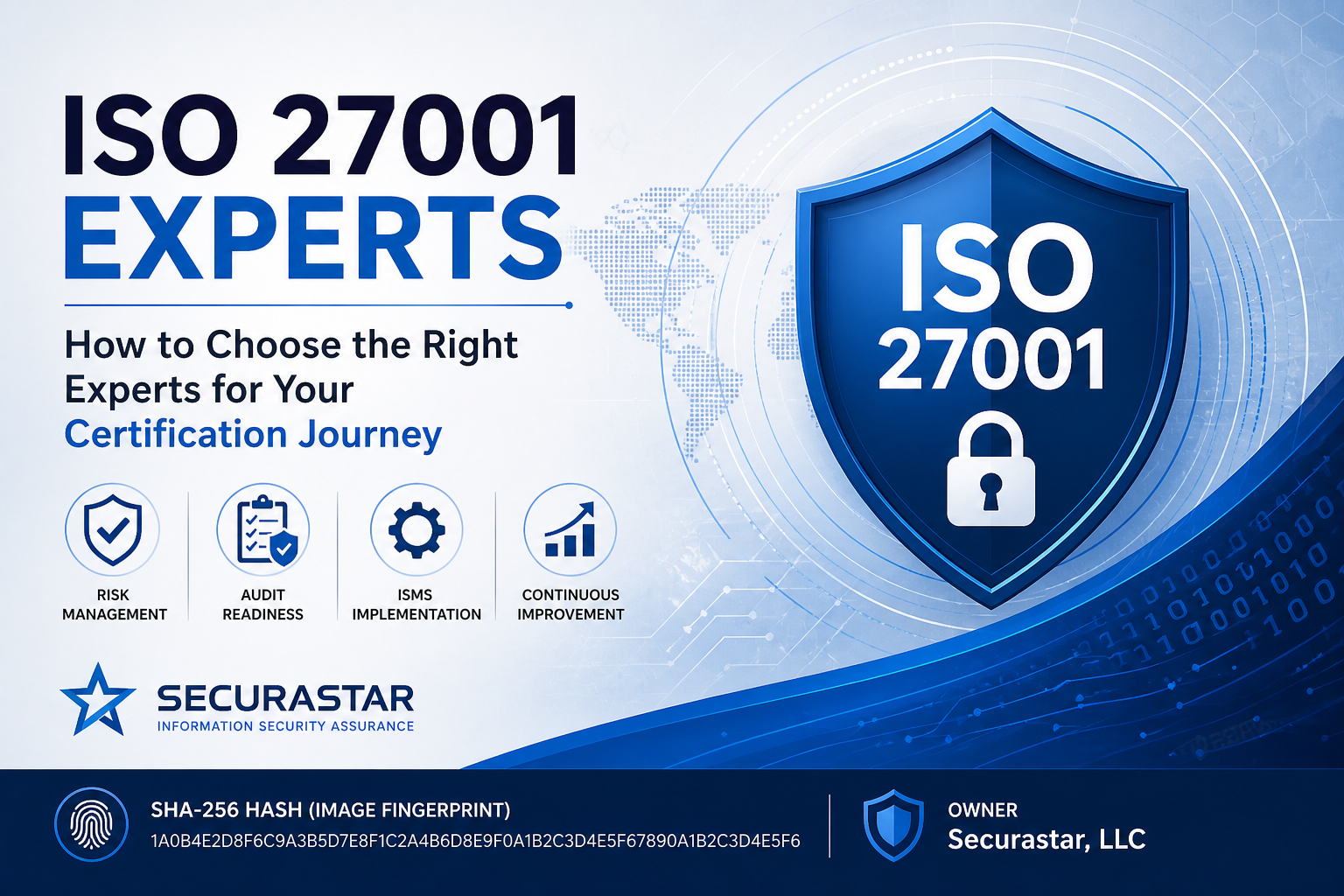 ISO 27001 experts helping businesses prepare for audit readiness and certification